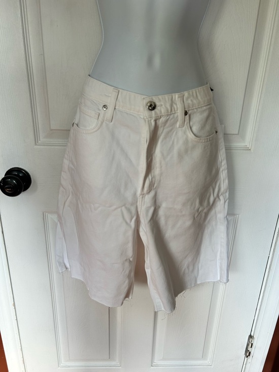 Joe’s The Ryan Bermuda White High-Rise Shorts - Size 26 - Picture 9 of 13